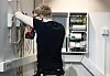 Thomas Christensen i et konsentrert øyeblikk mot slutten av konkurransen.