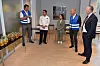 Klare for jakt på lærlingplasser; Fra venstre LO-leder Hans-Christian Gabrielsen, kokkelærling Ismail Heidari, lærling Mi Le, NHO-direktør Ole Erik Almlid og ISS-konsernsjef Carl-Fredrik Bjor.