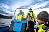 Augulf Kristoffersen, Stian Håbet Tangen og Ronny Hol, organisasjonsarbeider i Fellesforbundets avdeling 65.