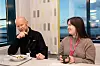 Det var et takknemlig gjensyn med Melkøya-tillitsvalgt Terje Nilsen for Ina Charlotte Kristiansen, etter hjelpa hun fikk fra ham og klubben.