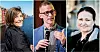 TRE PÅ TOPP: Elisabeth Sundset, Christopher Beckham og Lena Reitan kan utgjøre ledelsen i HK fra og med landsmøtet neste år.