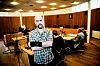 Gunnar Holm, leder av Flyarbeidernes forening i Fellesforbundet.