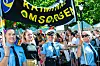 Kriminalomsorgen har flere ganger markert seg i Pride-paraden, her fra arrangementet i Oslo 30. juni 2018.