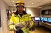 Jernmalm: Cato Johansen med sluttproduktet, jernmalm fra Sydvaranger.