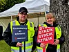 Steinar Haug og Eli Kristin LIbakken planlegger også streikevakt 17. mai, en viktig dag i hotellets kalender.
