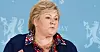 Statsminister Erna Solberg (H) redegjorde for håndteringen av koronapandemien mandag. (arkivfoto)