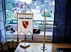 Måsøy kommune vil for alltid være en fiskerikommune, slik kleppen i kommunevåpenet viser, men vindmølleparken på Havøygavelen blir en viktig del av fremtiden.
