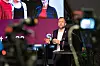 SV-leder Audun Lysbakken la fram partiets alternative statsbudsjett fredag 4. november.