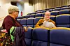 NEGATIV TREND: Tone Rønoldtangen, leder for LO Stat og John Leirvaag, leder i NTL, diskuterer Fafos rapport om varsler-rapport.