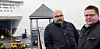 Hovedtillitsvalgt Ronny Øksnes (t.v.) i Norsk Sjømannsforbund risikerer selv å miste jobben dersom Color Line får flagge ut Kiel-ferjene. Her med forbundsleder Johnny Hansen, som ber regjeringen tenke seg om to ganger. Foto: Mimsy Møller, Dagsavisen/ANB