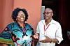 LO-leder Vincent Ncongwane og Thandie Beames fra Trade Union Congress of Swaziland (TUCOSWA)