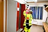 I skapet til Hjelmeland har Hjelmeland hjelmen sin.