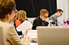 HØRING: Deler av helse- og omsorgskomiteen i arbeid.