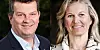 LO-sjef Hans-Christian Gabrielsen må se seg grundig slått av NHO Reiseliv-direktør Kristin Krohn Devold.