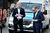 Klima- og miljøminister Sveinung Rotevatn og Enova-sjef Nils Kristian Nakstad.