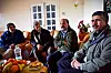 FIRE KAMERATER: Fayik Wahada (f.h.), Mohammed Ksira, Tahar Rahmani og Lazhar Abbasi fra byen Gafsa sør i Tunisia ble fengslet på 1990-tallet i mange år for politisk aktivitet. De er blant de titusener av tilhengere og aktivister i den islamistiske Annahda-bevegelsen som ble fengslet og utsatt for systematisk tortur.