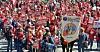 STREIK: NTL hadde mange medlemmer i streik i 2012, og en massemønstring på Youngstorget var en del av streiken.