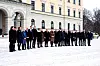 Den nye regjeringen ble presentert på Slottsplassen tirsdag.