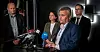 Innspurten i frontfags-forhandlingene er ofte dramatiske. Bildet viser innspurten i 2022. Fra venstre Stein Lier-Hansen, Norsk industri, mekler Hilde Lund, leder i Fellesforbundet Jørn Eggum og riksmekler Mats Ruland.