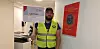 KAMP: Thorbjørn Didriksen er vekter for Securitas og jobber til vanlig som billettkontrollør blant annet på Bybanen. Nå er han i streik sammen med 419 andre vektere organisert i Norsk Arbeidsmandsforbund.
