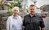 Hilde Kjær Fagerholt og Vegard Holt Hansen er leder og nestleder i Fagforbundet i Larvik. De reagerer på Høyres løfte om å fjerne eiendomsskatten i kommunen.