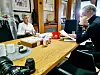 Peggy Hessen Følsvik styrer LO fra 8. etasje i Folkets Hus på Youngstorget i Oslo.