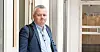 Fellesforbundets leder, Jørn Eggum, på vei ut fra Riksmeklerens kontor.