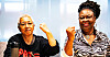 PRISVINNERE I 2023: International Domestic Workers Federation (IDWF) ble tildelt årets Arthur Svensson-pris for arbeidet de gjør får hushjelpere verden over. Lita Anggraini fra Indonesia og Shirley Pryce fra Jamaica var i Oslo i juni 2023 for å ta imot prisen.