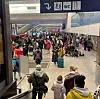 Hvert eneste tog som kom til Krakow fra grensebyene var fylt opp til randen av ukrainere på flukt fra krigen.