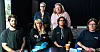 OPPRØRT: Studentpappa Daniel S. Wagner (foran t.v.), med Ingrid Skaprud, småbarnsfar Daniel S. Wagner og David Leivestad, barne- og ungdomsarbeider i Fantoft barnehage. Bak til venstre: Therese Bessesen i NTL Sammen og Gro Eide, som underviser ved barnehagelærerutdanningen.
