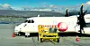 FRAKTER POST: SprintAir er innleid av Posten for å drive flyfrakt av post og gods i Norge. Her i forbindelse med bakkeopphold på Tromsø Lufthavn Langnes.