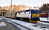 I GANG: Cargolink, her på Dombås stasjon, kjører sine første godstog på Raumabanen denne uken.