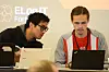SEKRETÆR: Jimmy Nguyen og Knut Richard Slettebø.
