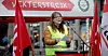 Anita Johansen er leder i Arbeidsmandsforbundet. Hovedkravet i konflikten med NHO er en bindende avtale om lønnsøkning for vekterne.