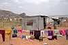 BOLIG: Rundt fem millioner mennesker bor i blikkskur i Sør-Afrika. Dette bildet er fra Phola.