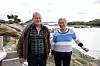 FYRVOKTERFAMILIE: Faren til Kurt Dyrstad og Betty Hagen, Thorkild Dyrstad, var fyrvokter. Betty og Kurt vokste opp på Ryvingen fyr.