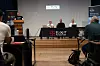 Dirigentbordet mens Remi Andre Unnvik taler til forsamlingen