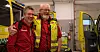 Trond Edvardsen (t.v.) og Thomas Hagen har vært kolleger lenge. Endelig kom den gode nyheten om ny stasjon.
