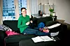Sosialt liv: For Christina Beck Jørgensen har møte med hybeltilværelsen i Oslo vært langt fra ensom. Hun er aldri alene, hvis hun ikke ønsker det selv.
