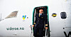 EN GOD LATTER: Aleksander Wasland i farta. Han kjenner de fleste som jobber på flyplassen i Bodø. Mannen som fyller fuel får en hyggelig gjensyn med flykapteinen.