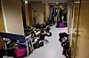 TØRSKODD HUS. Skoene må av før man går inn.
