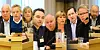 MANGE: F.v. Torbjørn Suldal (EL og IT), Jarle Kristoffersen (Fagforbundet),  Therese Steinsrud (FO), Tommy Fredriksen (Fengsel og Friomsorg), Are Tomasgard (LO), Inger Karseth (FO), Carl Marius Michelsen (NTL), Guro Vadstein (NTL), og Torbjørn Bongo (NOF).