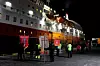 Hurtigruteskipet MS 'Richard With' ankom Tromsø rett før midnatt.