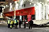 Rundt 30 aksjonister deltok på nattens blokade slik at NorLines ikke fikk losset og lastet gods om bord på hurtigruta.