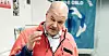 Klubbleder Mikael Persson er ikke imponert over garderobefasilitetene.