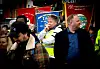 STREIK: Geir Olsen (i midten) håper at fornuften seirer og at de ansatte ved Bu Bygg i Odda unngår sterik.