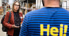 Trine Lise Sundnes på bedriftsbesøk hos Ikea under valgkampen for fire år sia.