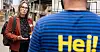 Trine Lise Sundnes på bedriftsbesøk hos Ikea under valgkampen for fire år sia.