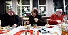 GOD STEMNING: Anne Rustad, Lars Åge Brandsfjell og Tor Olav Haugen forteller historier så tårene triller.