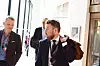 Fair Play-leder Lars Mamen i samtale med arbeidsminister Torbjørn Røe Isaksen